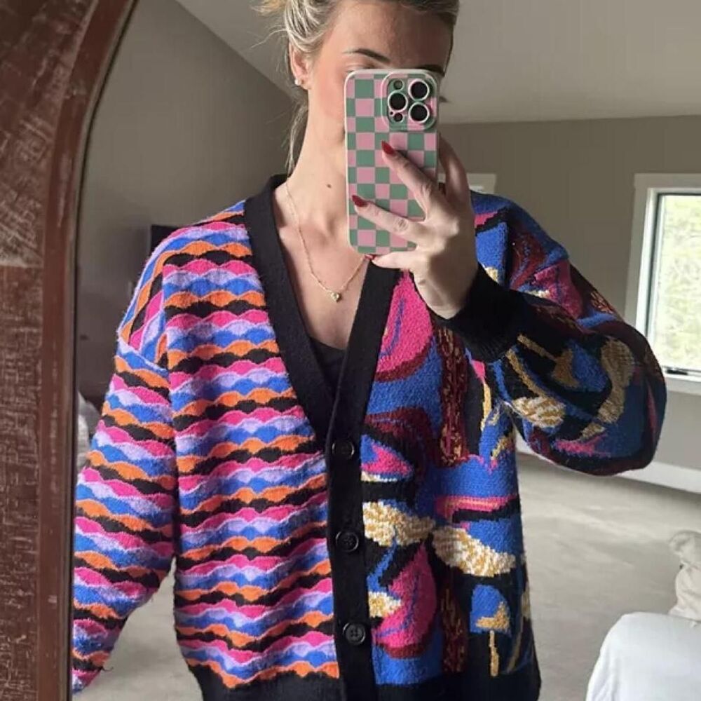 Farm-rio Women's multi Cardigan